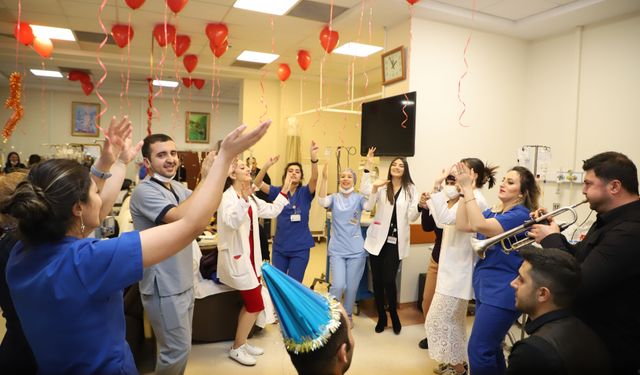 SANKO Üniversitesi Hastanesi’nde Yeni Yıl Kutlandı