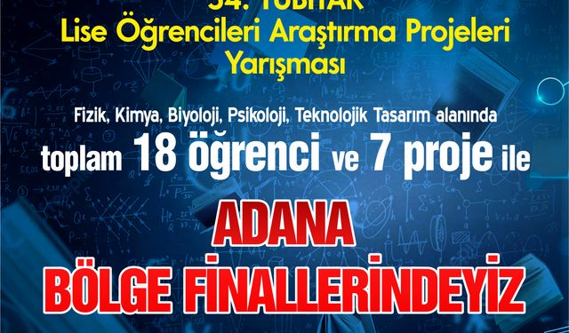 SANKO Okulları’nın Yedi Projesi TÜBİTAK Bölge Finallerinde