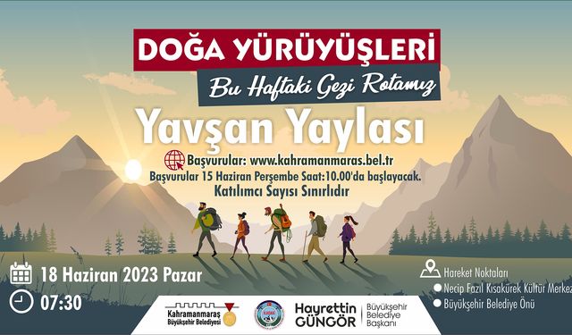 Doğa Tutkunları Yavşan Yaylası’nı Ziyaret Edecek