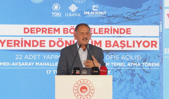 Bakan Mehmet Özhaseki Duyurdu:! ‘Yerinde Dönüşüm’e 100 Bin Başvuru Oldu