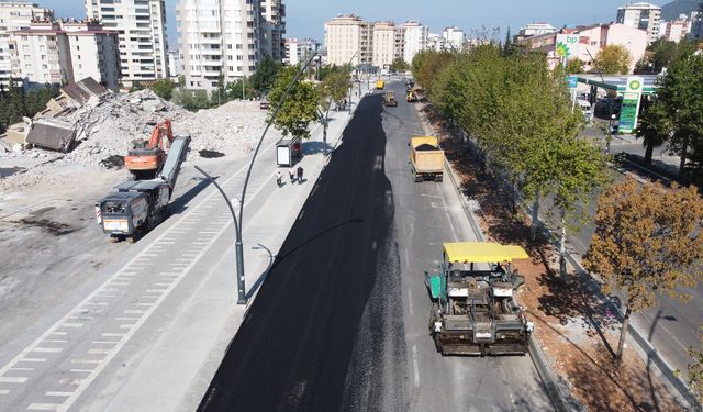 Kahramanmaraş’ta Alparslan Türkeş bulvarı’nda 3. Etaba başladı