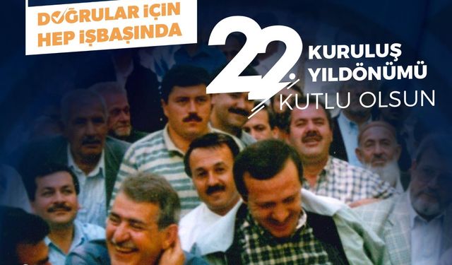 Başkan Mahçiçek; İlk kıvılcımı Kahramanmaraş’tan atılan AK Parti’miz 22 yaşında