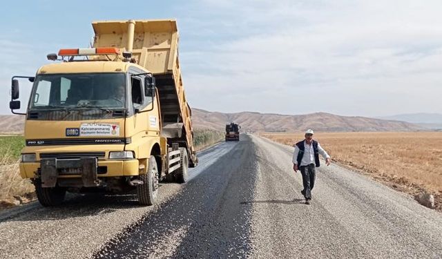 Kahramanmaraş’ta Minehüyük Bağlantı Yolunda Ulaşımı İyileştirdi