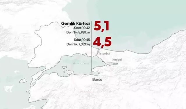 Marmara'da korkutan deprem! İstanbul dahil birçok ilde hissedildi!