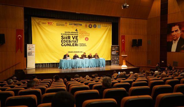 Uluslararası Şiir ve Edebiyat Günleri’nde Kahramanmaraş Konuşuldu