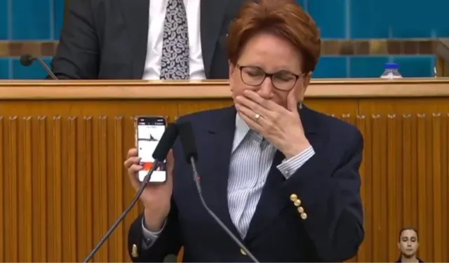 Akşener, hıçkıra hıçkıra ağladı