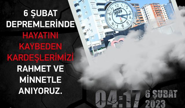 Başkan Mahçiçek; Kaybettiklerimizin acısı hala yüreğimizde, hafızalarımız dün gibi taze