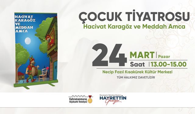 “Hacivat Karagöz ve Meddah Amca” Gösterisi Çocuklarla Buluşacak