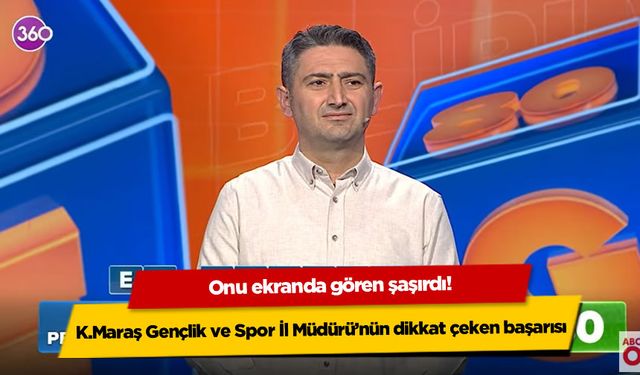 Kahramanmaraş Gençlik ve Spor İl Müdürü Cemil Boz, Finalist Oldu