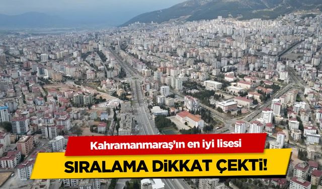 Kahramanmaraş'ta LGS Heyecanı! Hangi Liseler En İyi? Taban Puanları ve Öneriler