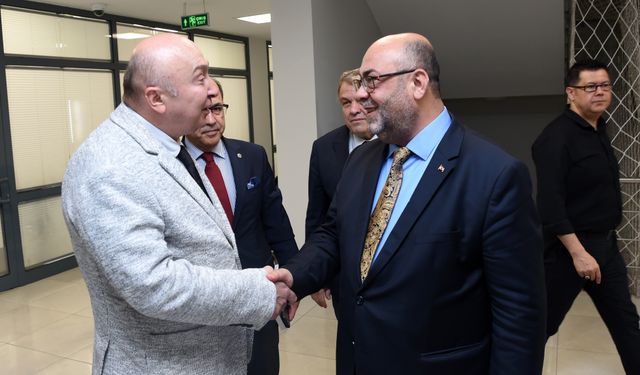 Prof. Dr. Alptekin Yasım’dan Dulkadiroğlu Belediye Başkanı Mehmet Akpınar'a Hayırlı Olsun Ziyareti