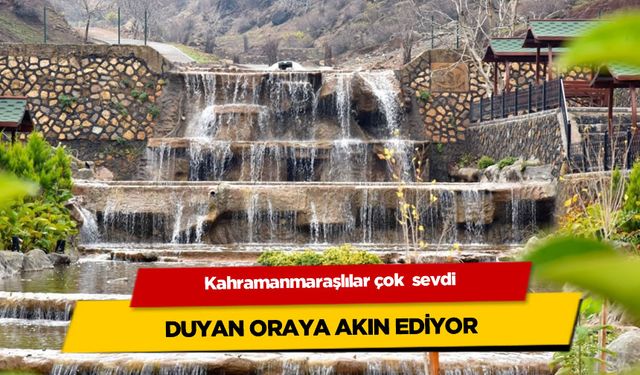 Kahramanmaraş'ta buz gibi suyun eşsiz birleşimi: Gaziantep, Adana: Duyan oraya akın ediyor