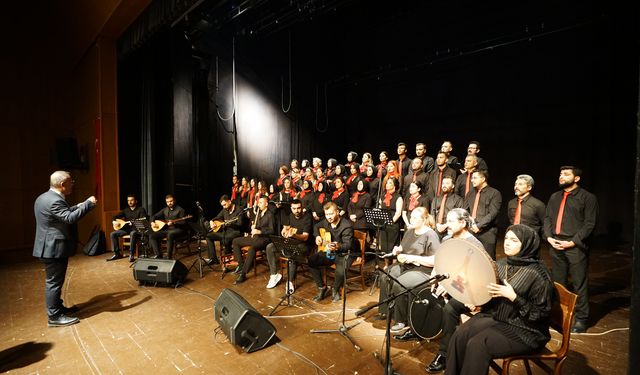 Türk Halk Müziği Korosu Söyledi, Müzikseverler Eşlik Etti