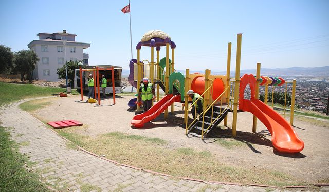 Dulkadiroğlu Arslanbey Mahallesi Tepe Parkı Yenilendi