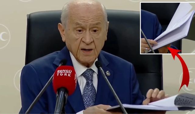 Bahçeli, 154 kişilik listeyi gösterdi: “Hesaplaşacağız”