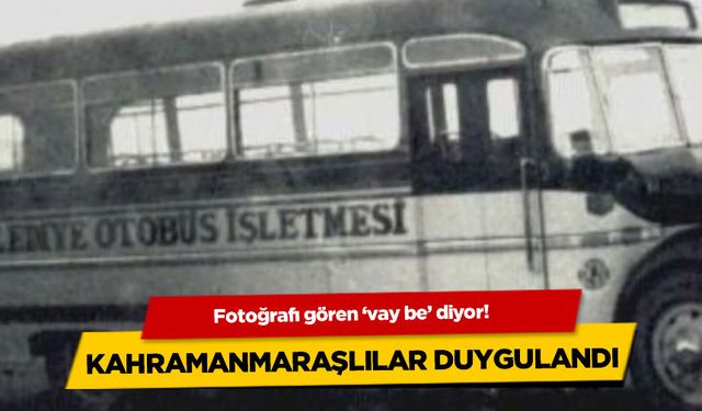 Fotoğrafı gören 'vay be' diyor... Kahramanmaraş'ın kalbinde atan otobüs!