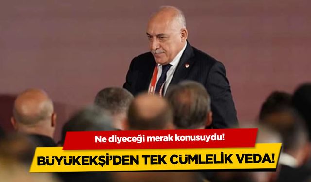 Ne diyeceği merak konusuydu! Seçimi kaybeden Büyükekşi'den tek cümlelik veda