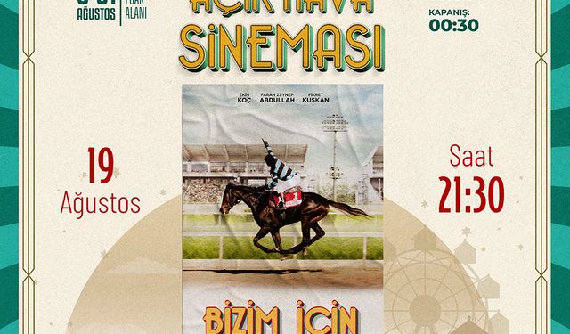 Geleneksel Ağustos Fuarı’nda Pazartesi Günü Sanat ve Sinema Rüzgârı Esecek