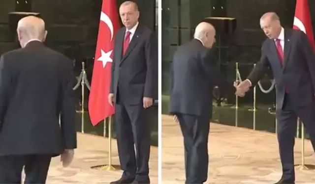 Sadece Bahçeli için yaptı! Tebrik törenine damga vuran detay!