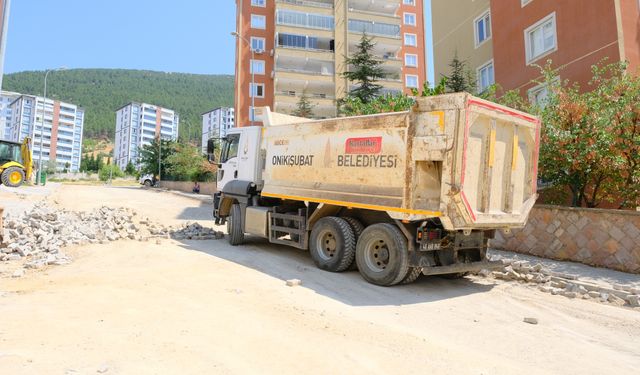 Onikişubat Belediyesi’nden Süleyman Şah Mahallesi’ne asfalt atağı