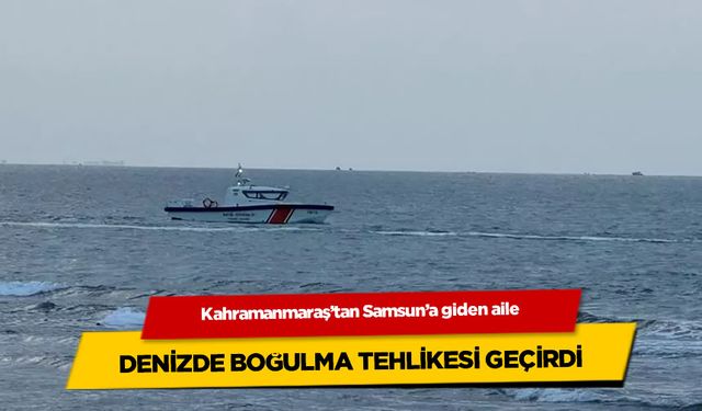 Serinlemek İçin Denize Giren Kahramanmaraşlı Aile Boğulma Tehlikesi Geçirdi