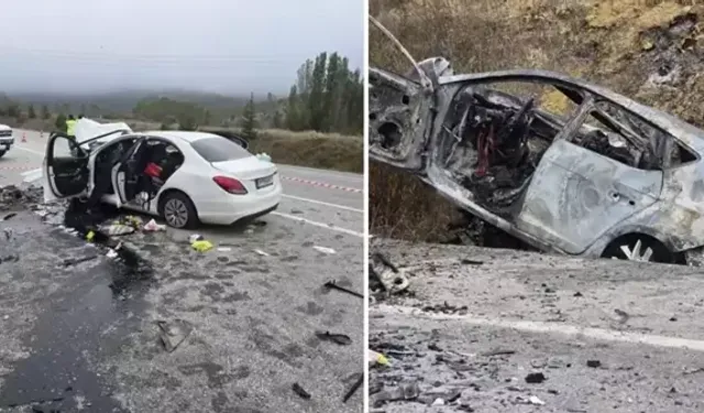 Katliam gibi kaza! İki otomobilin çarpışması sonucu 5 kişi yaşamını yitirdi