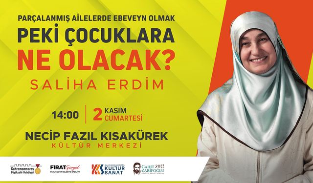 Aile Danışmanı Erdim, Ebeveyn - Çocuk İlişkisini anlatacak