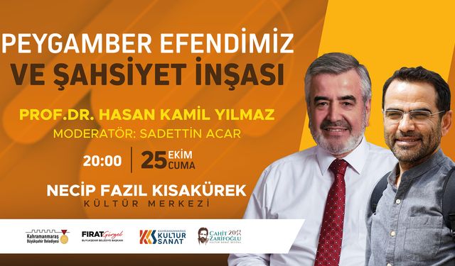 Kültür Sanat Sezonu Prof. Dr. Yılmaz söyleşisiyle devam edecek