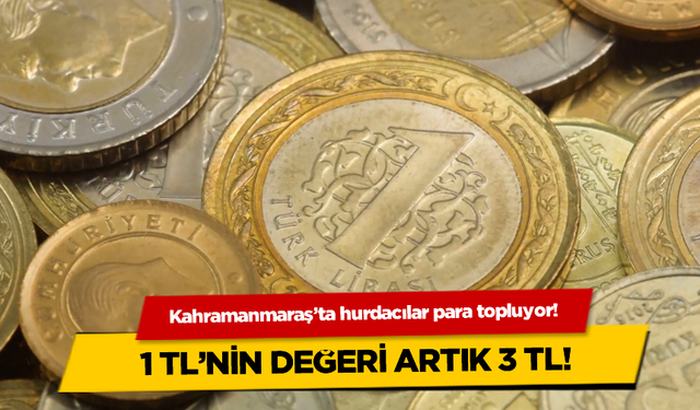 1 TL'nin değeri artık 3 TL: Kahramanmaraş'ta hurdacılar para topluyor!