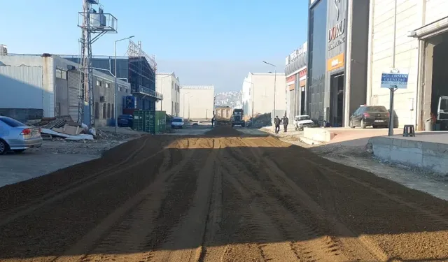 Dulkadiroğlu’ndan Yeni Sanayi Sitesi’nde Yol Çalışması