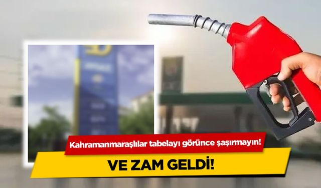 Kahramanmaraşlılar tabelayı görünce şaşırmayın! Zam geldi