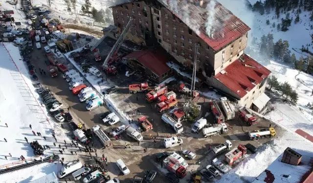 Otel yangınında hayatını kaybedenlerin sayısı 66'ya yükseldi