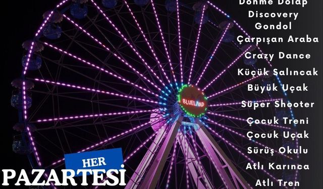 BlueLand’te Pazartesi ve Salı Günleri Eğlence Dolu!