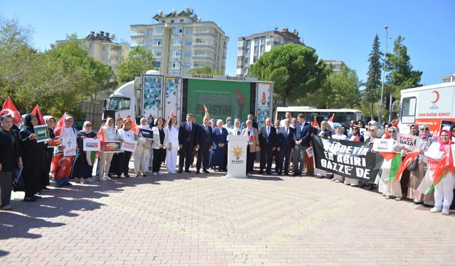Kahramanmaraş’ta Kadınlar Gazze İçin Yürüdü!