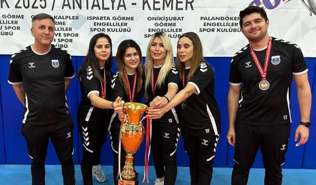 Kahramanmaraş’ın Kadın Goalball Takımı 1. Lig Şampiyonu oldu!