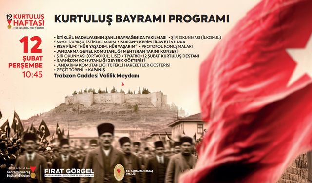Kahramanmaraş’ta Kurtuluş Ruhu 106. Yılında Coşkuyla Kutlanacak!
