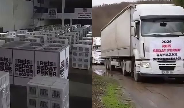 Sedat Peker, Ramazan ayı için on binlerce gıda kolisi hazırlattı!