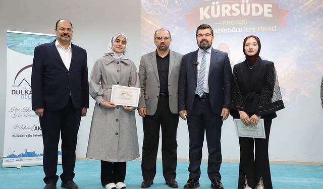 Gençler Kürsüde Dulkadiroğlu İlçe Finali Büyük Heyecana Sahne Oldu!