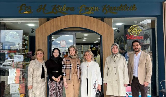 Kahramanmaraş Eczacılar Odası Başkanı Ebru Kaya’dan bayram ziyareti!