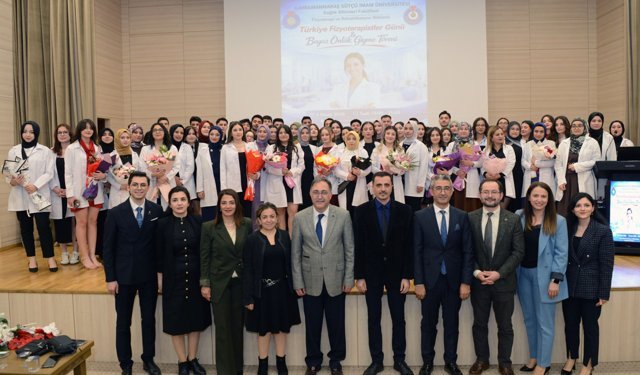 KSÜ’de Fizyoterapist Adayları Beyaz Önlüklerini Giydi!