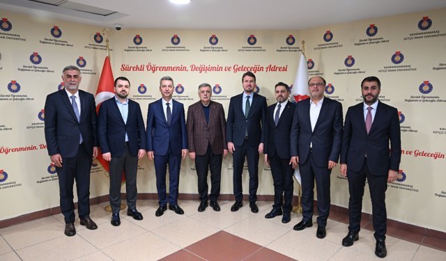 Nevzat Pakdil ve İl Protokolü Rektör Okumuş’u Ziyaret Etti!