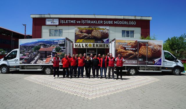 Kahramanmaraş’ta Halk Ekmek Ağına 9 Yeni Araç!
