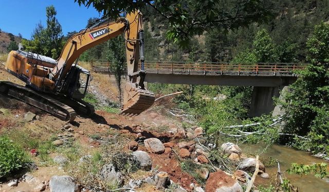 Kahramanmaraş Büyükşehir’den Bertiz’in Ulaşımına Güç Katacak Yeni Bir Köprü Daha!
