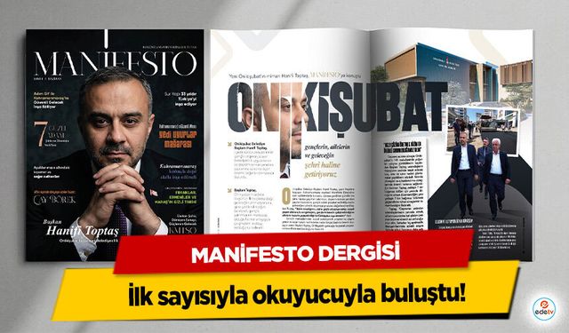Manifesto Dergisi ilk sayısıyla okuyucuyla buluştu!