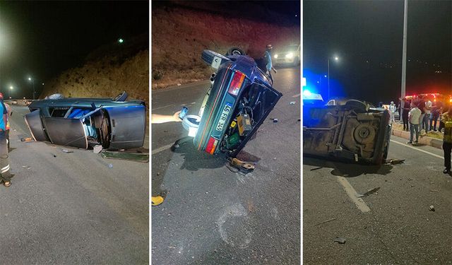 Kahramanmaraş’ta Otomobil Devrildi: 1 Yaralı!
