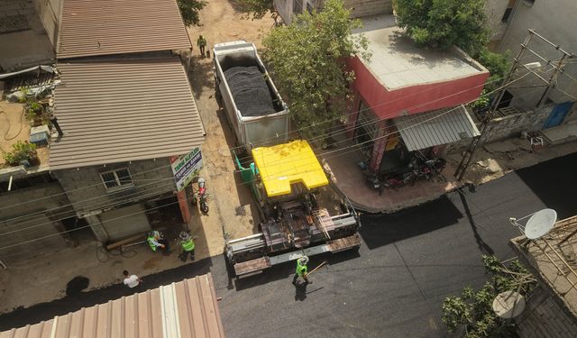 Dulkadiroğlu Menderes Mahallesi’nde Kesintisiz Asfalt Mesaisi!