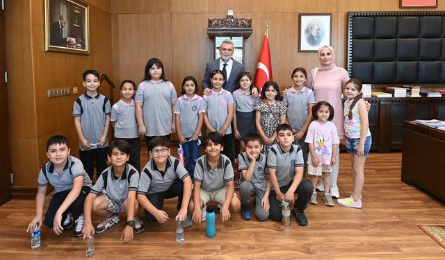 Başkan Görgel, Minik Öğrencileri Ağırladı!