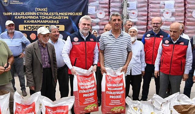 Kahramanmaraş’ta Üreticiye Can Suyu; 47 Ton Soya Tohumu Dağıtıldı!