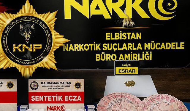 Kahramanmaraş’ta Narko Operasyonu: 9 tutuklama