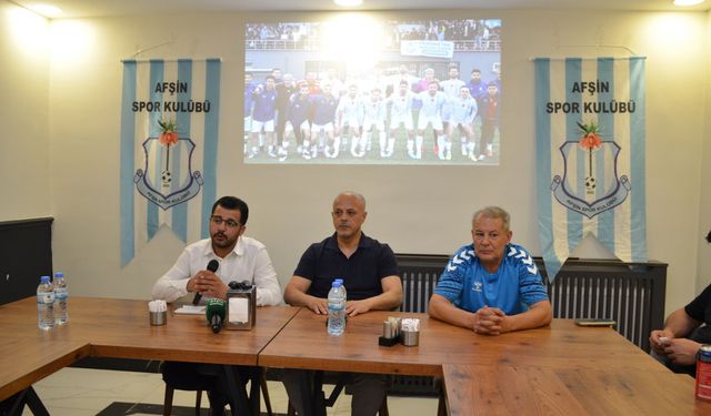Afşin Spor'a İş Dünyasından Güçlü Destek: Hedef 3. Lig